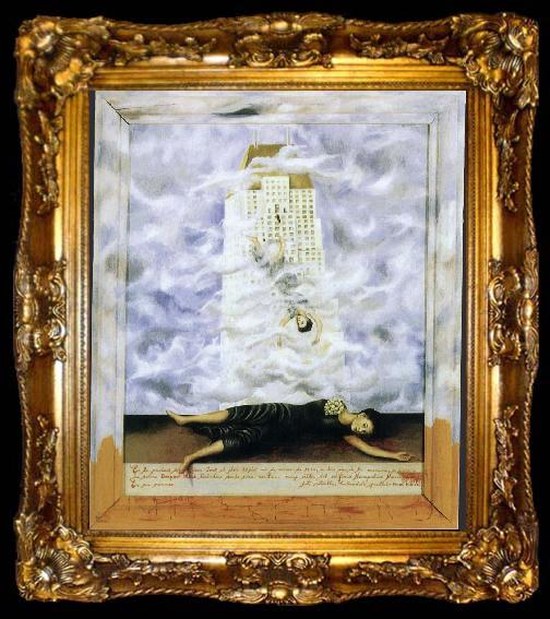 framed  Frida Kahlo Commit suicide, ta009-2